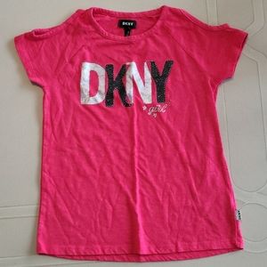 Girls DKNY Short Sleeve Shirt